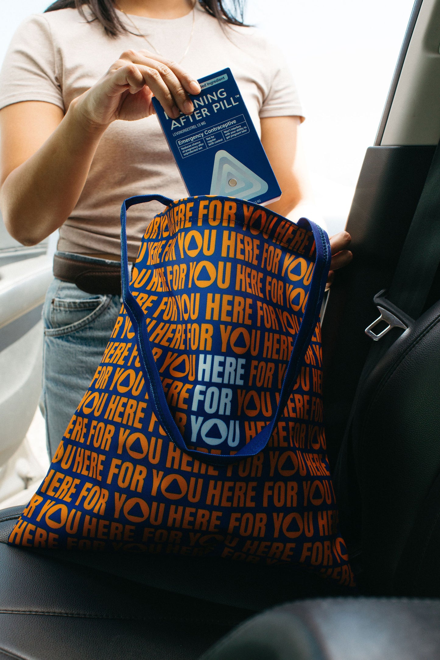 HERE FOR YOU Tote